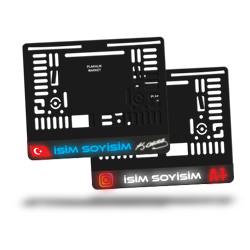 Işıklı Motor Plakalık